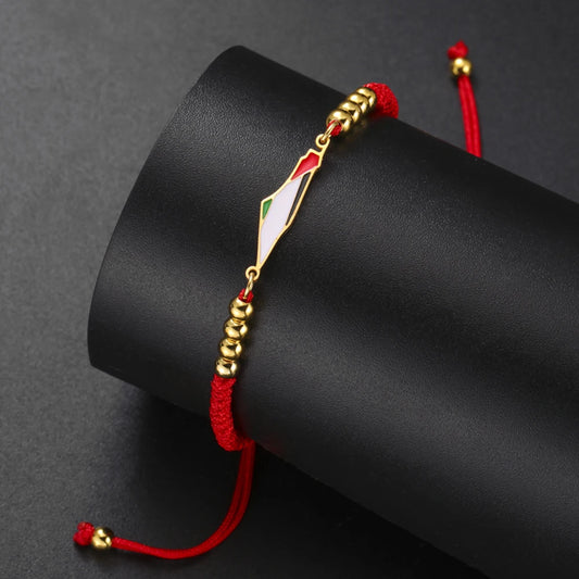 My Shape Palestine Map Flag Bracelets